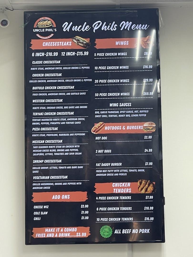 Uncle Phil's Cheesesteaks